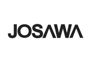 JOSAWA Logo de Josawa, en style moderne et minimaliste avec le texte en noir sur fond blanc.