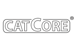 catcore Logo de Catcore, présentant le mot "CATCORE" dans un style industriel avec une texture métallique.