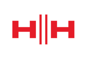 hh electronics Le logo de HH Electronics est conçu de manière minimaliste, utilisant un fond rouge vif qui pourrait symboliser l'énergie et la passion de la marque pour l'innovation dans l'électronique audio. La simplicité du design reflète une approche moderne et épurée.